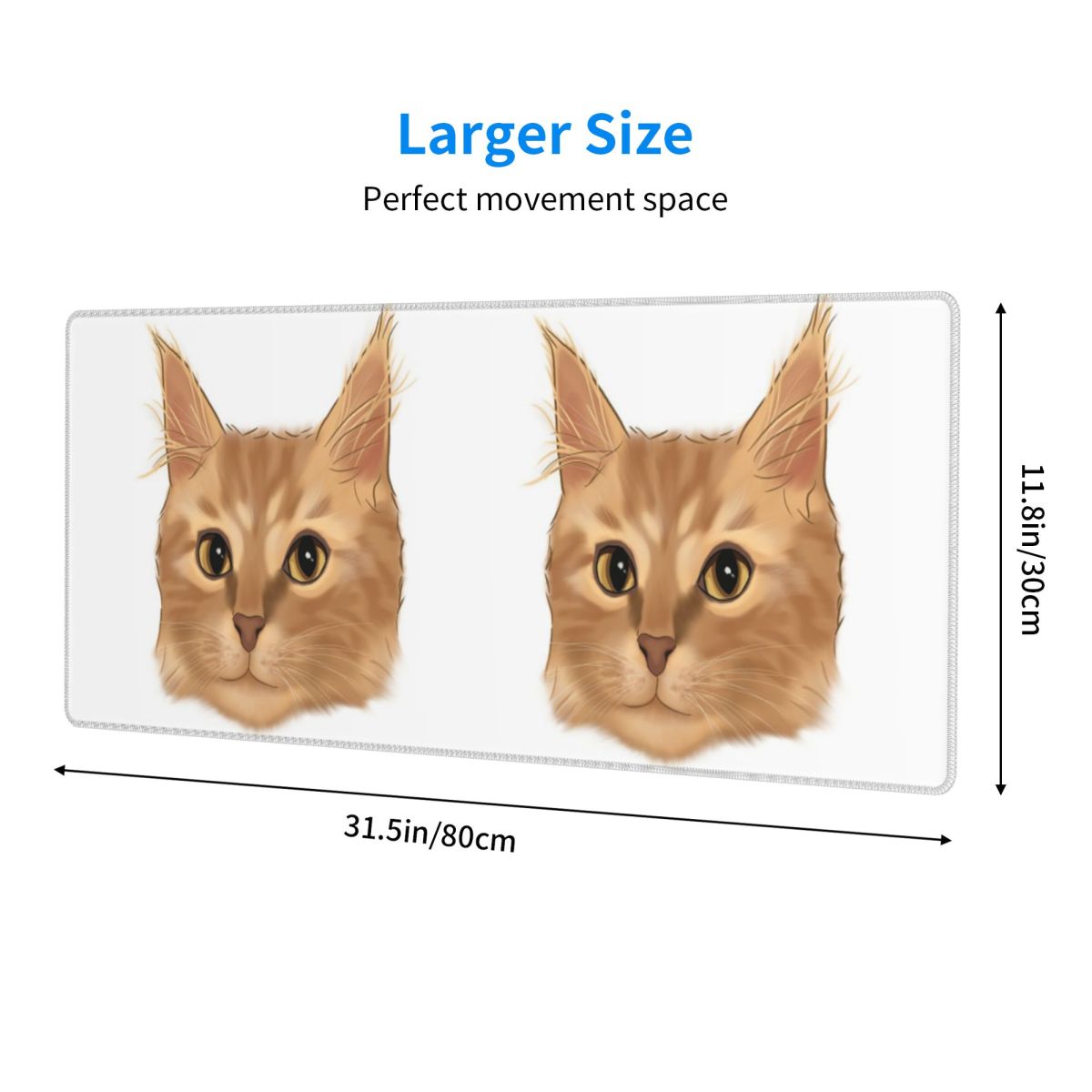 Large Mouse Pad Orange Tabby C - Pc Gaming Orange 评论和价格