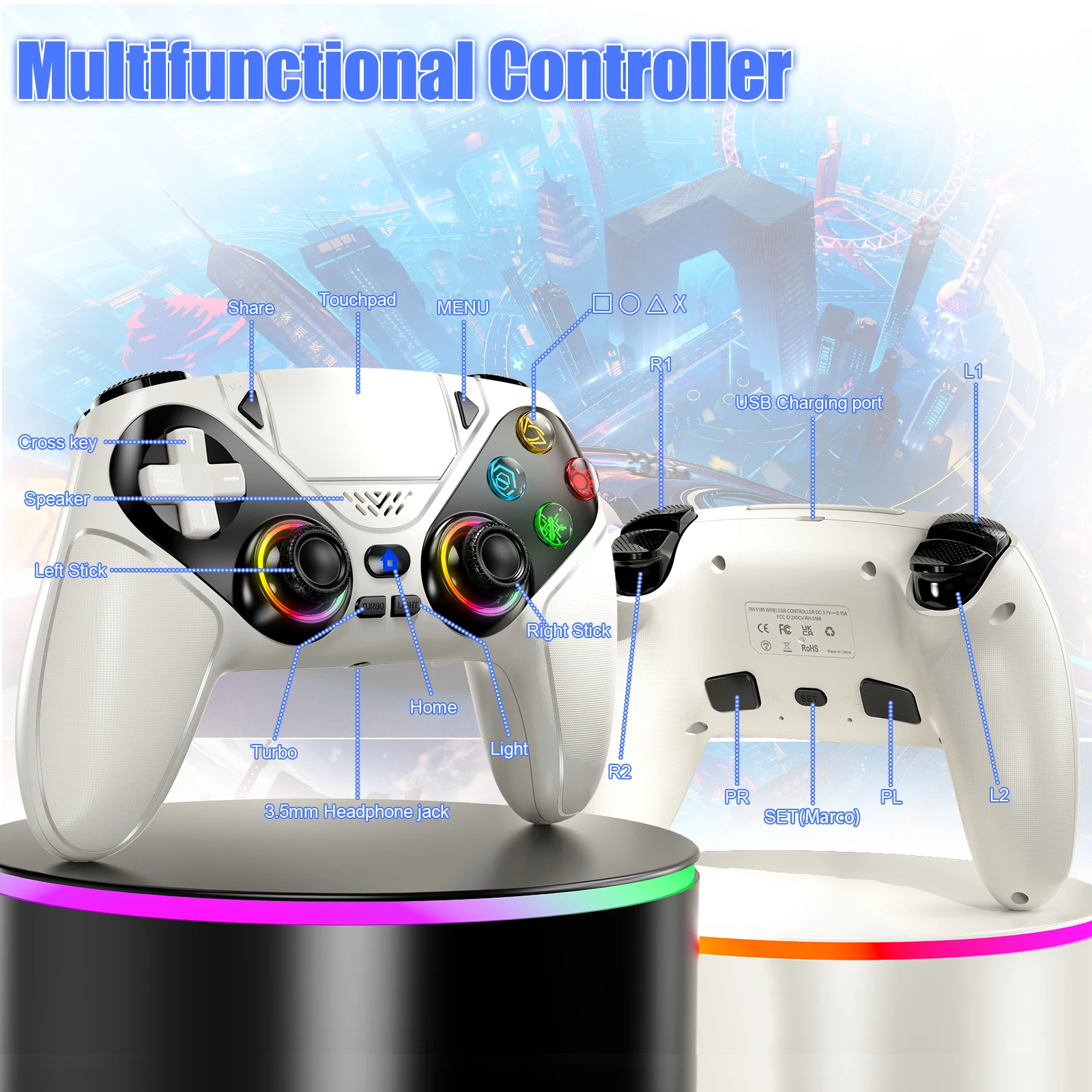 Wireless Controller Gamepad Fo - Pc Gaming Emulator 评论和价格