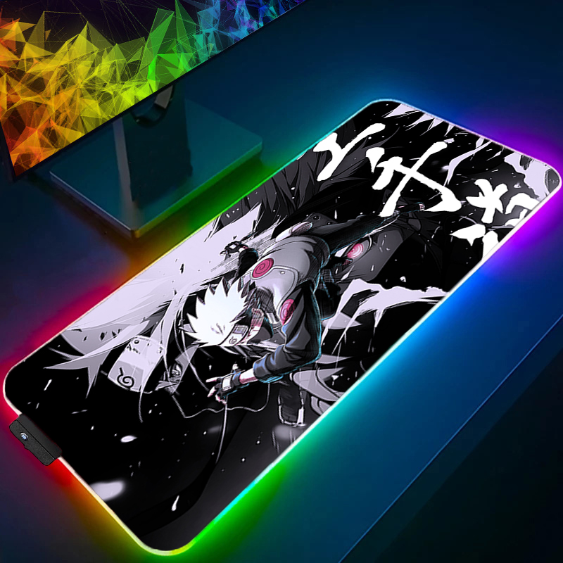 RGB Mouse Pad Naruto Kakashi H - Pc Gaming Naruto 评论和价格