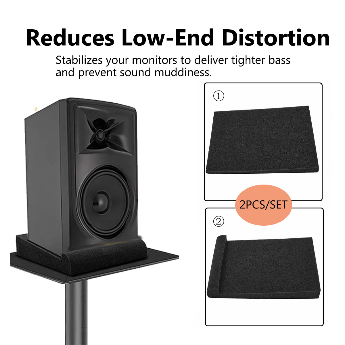 Studio Monitor Isolation Pads  - Monitor Stand 评论和价格