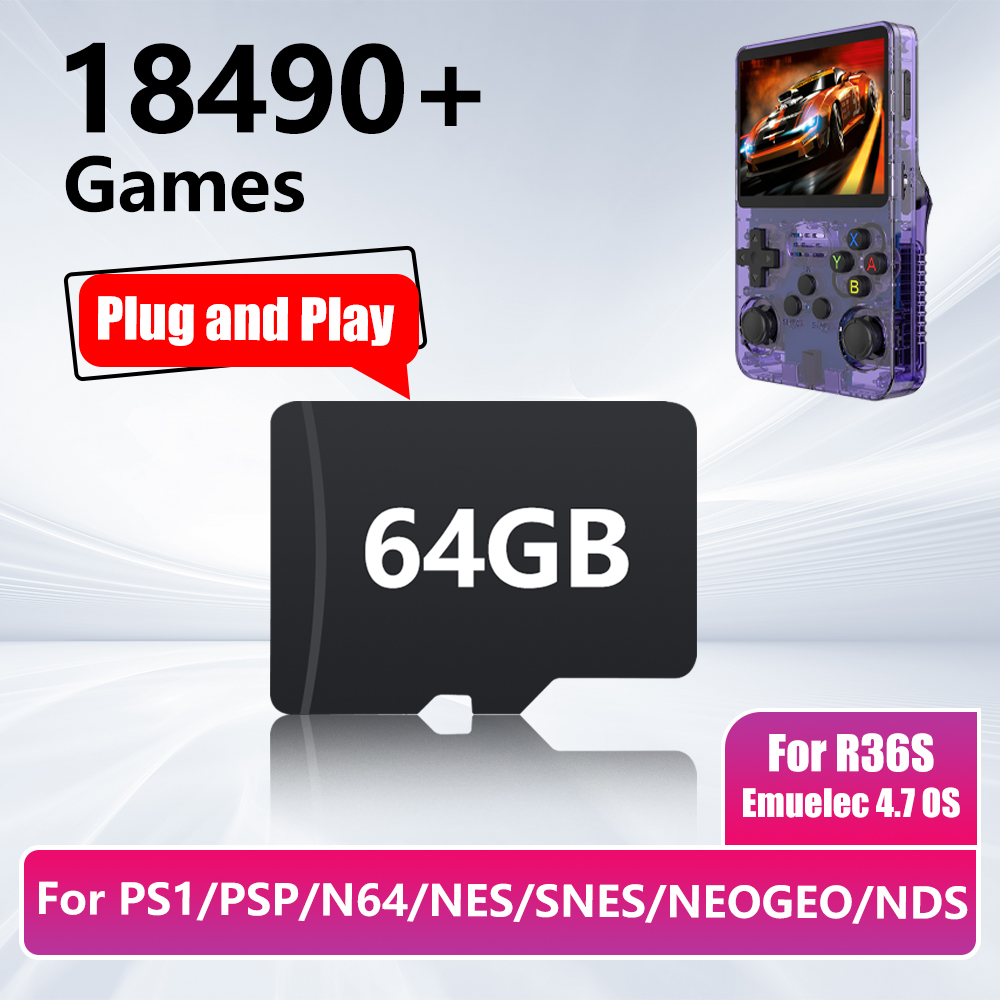 64GB Game Card for R36S Game C - Pc Gaming Emulator 评论和价格