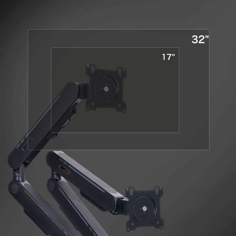 New Arrival Gas Spring Desk Mo - Monitor Stand 评论和价格