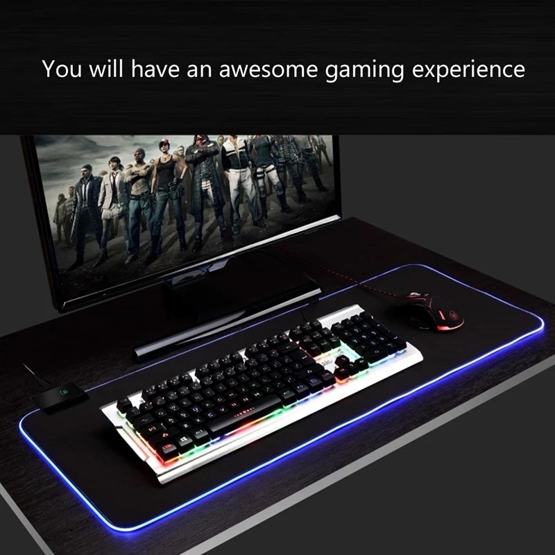 LED Light Mousepad RGB Keyboar - Rgb Mousepad 评论和价格