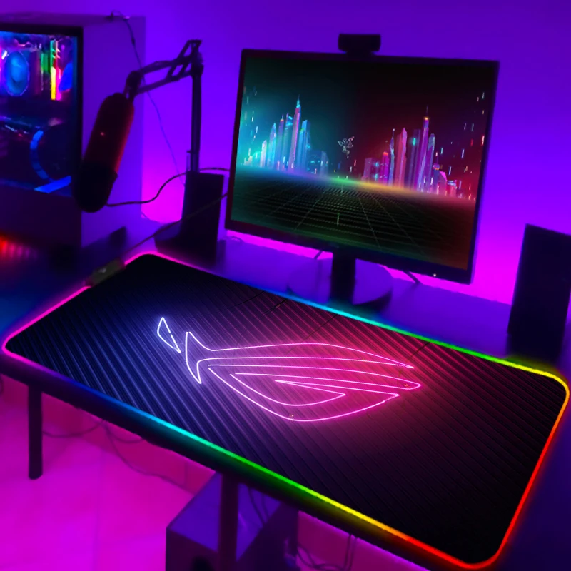 RGB Mousepad Cool ROG Mouse Pa - Rgb Mousepad 评论和价格