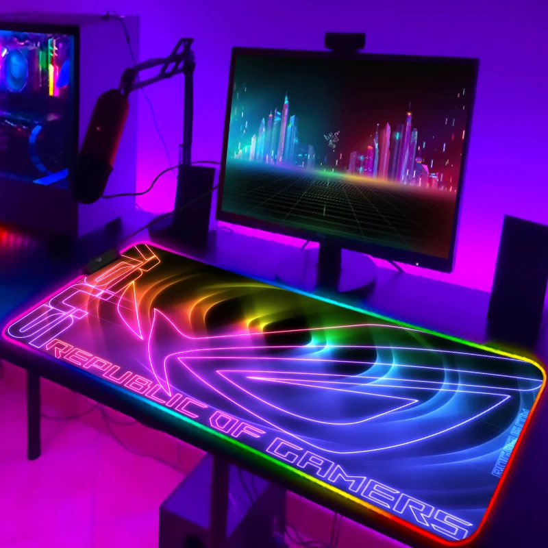 RGB Mousepad Cool ROG Mouse Pa - Rgb Mousepad 评论和价格