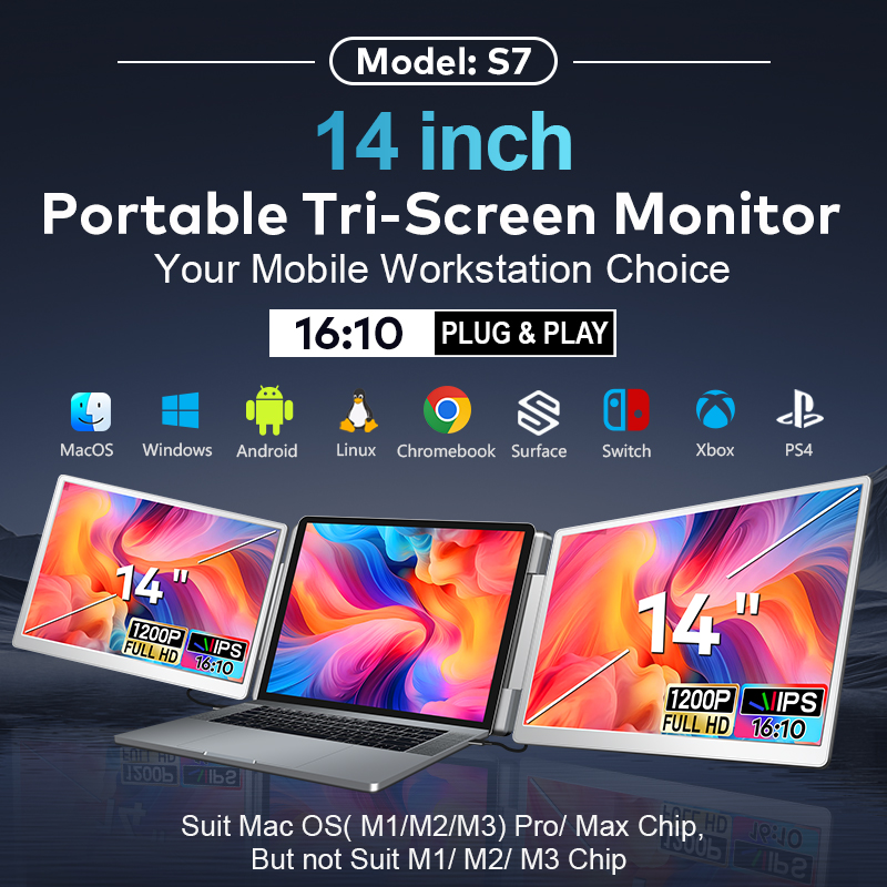 Dual Screen Display Portable L - Monitor Stand 评论和价格
