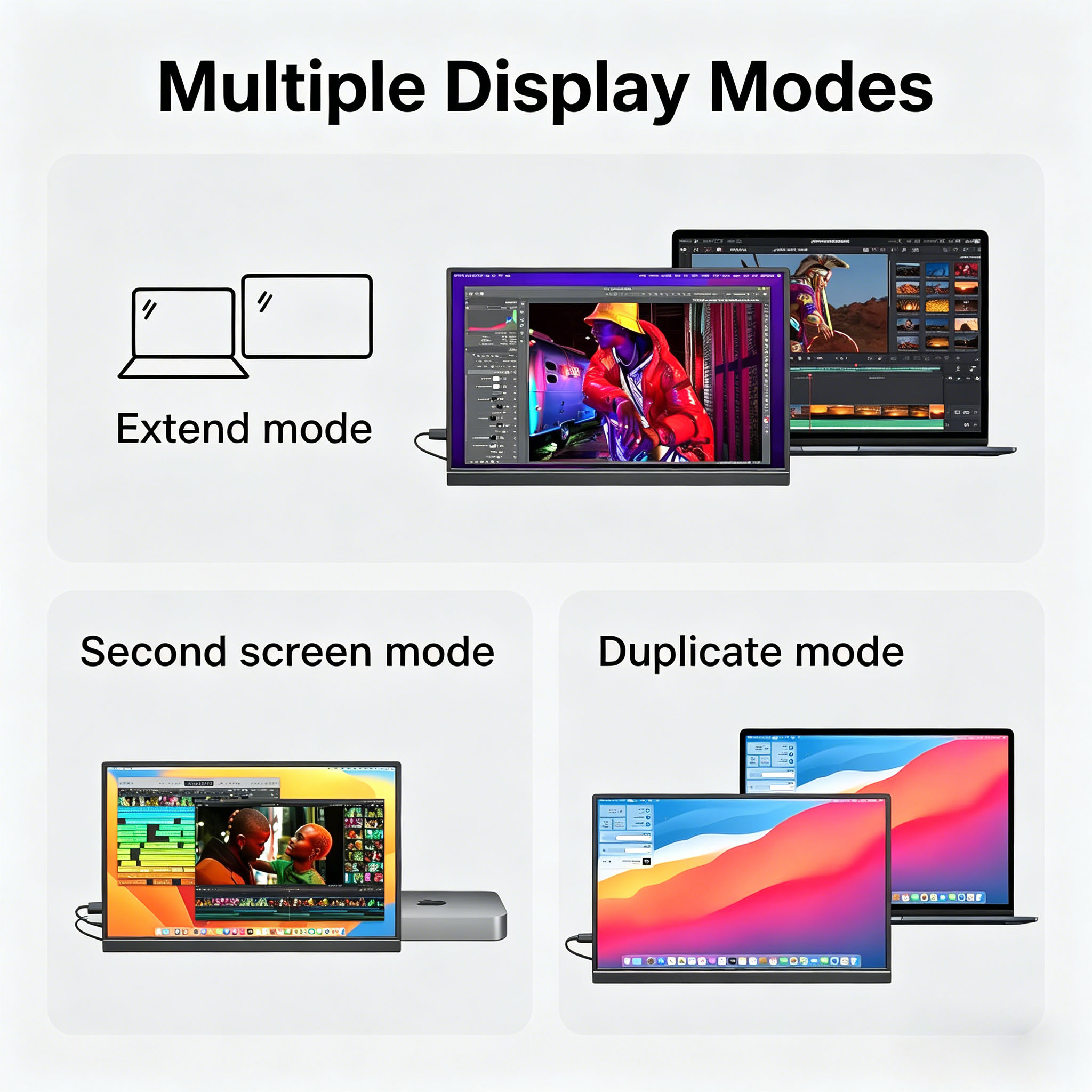 15.6 Inch Portable Monitor FHD - Pc Gaming Second 评论和价格