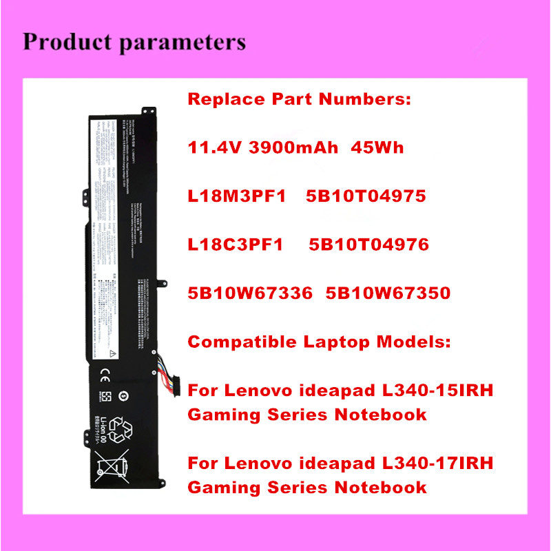 L18M3PF1 Laptop Battery For Le - Pc Gaming Lenovo 评论和价格