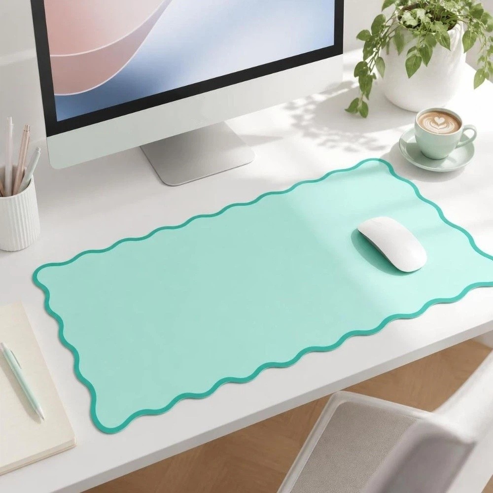 Sweet PU Leather Desk Pad Non  - Gaming Desk Mat 评论和价格