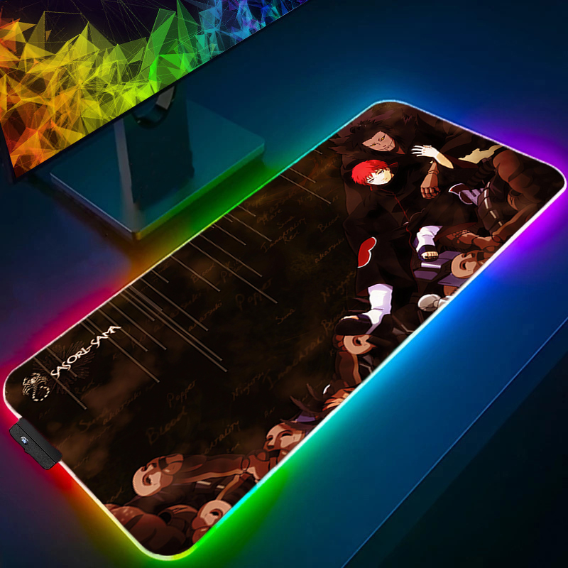 RGB Large Gaming Mouse Pad Nar - Pc Gaming Naruto 评论和价格