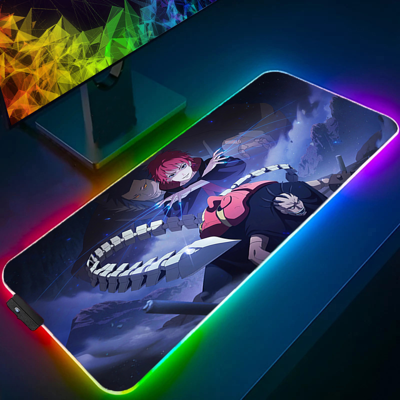 RGB Large Gaming Mouse Pad Nar - Pc Gaming Naruto 评论和价格