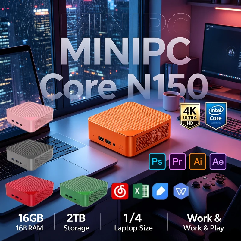 Orange Mini PC, Intel Celeron  - Pc Gaming Orange 评论和价格