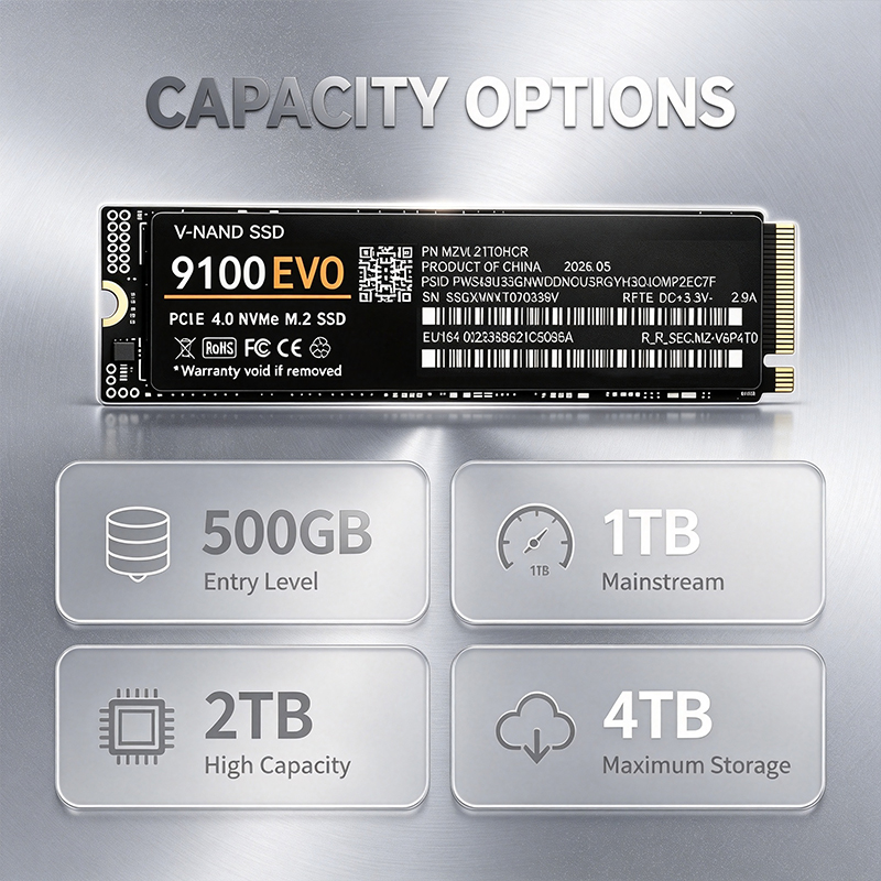 Original 9100 EVO SSD M.2 2280 - Pc Gaming Second 评论和价格