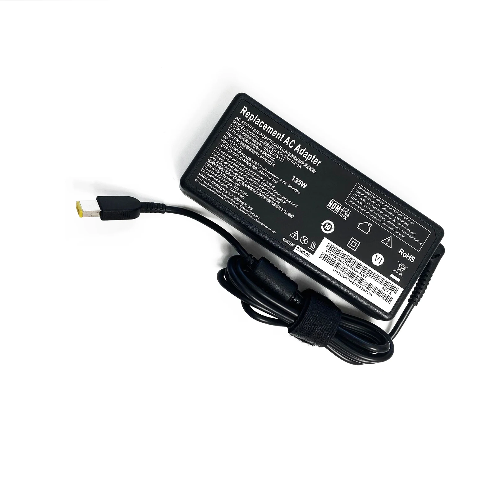 20V 6.75A 135W Laptop Ac Adapt - Pc Gaming Lenovo 评论和价格