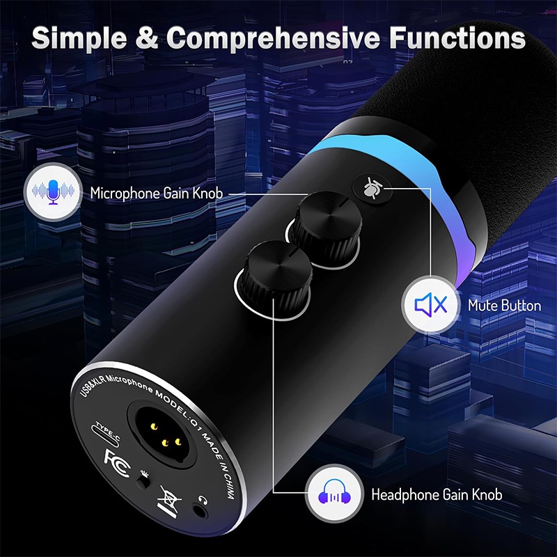 USB Gaming Microphone with Boo - Monitor Stand 评论和价格