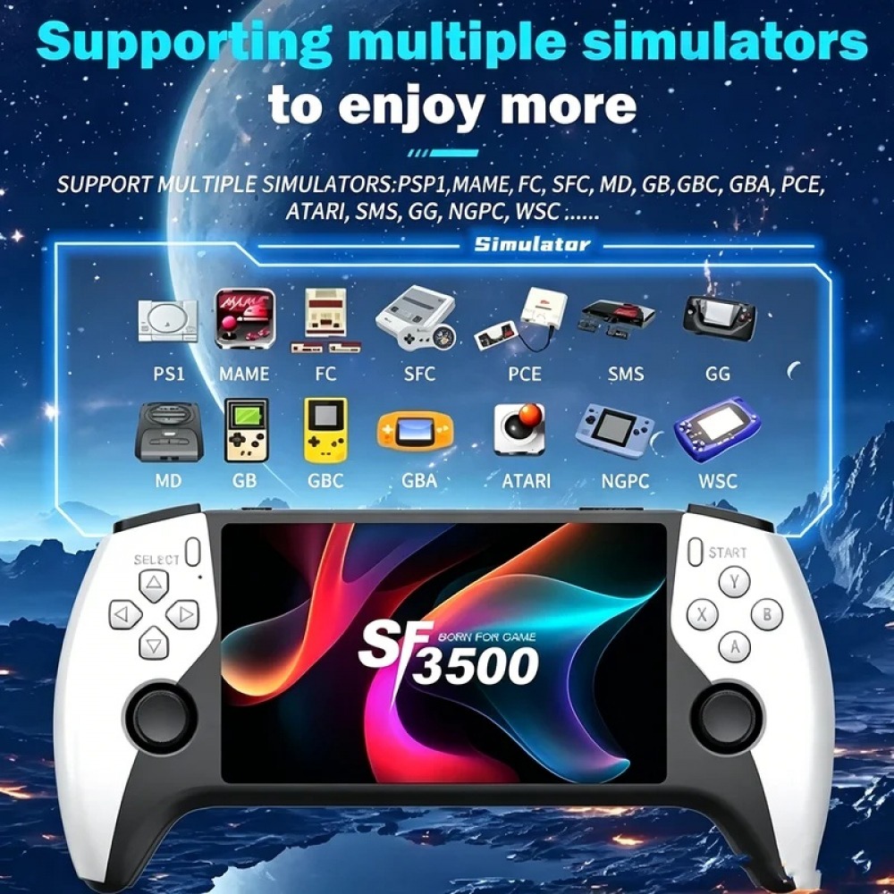 SF3500 5 inch Handheld Game Co - Pc Gaming Emulator 评论和价格